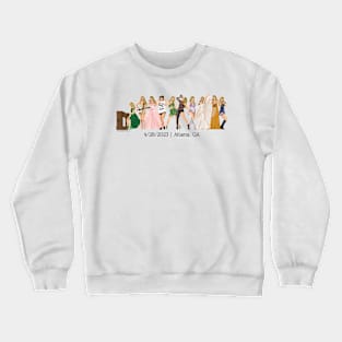 4/28 Atlanta Iconic Outfits Eras Lineup Crewneck Sweatshirt